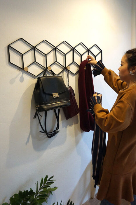 entry wall coat rack