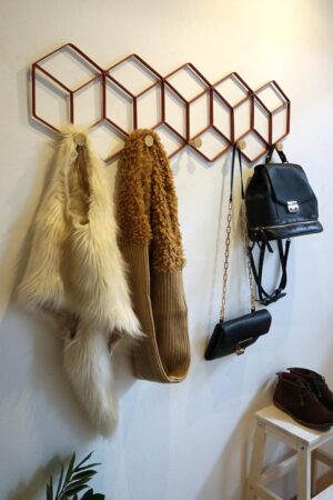Coat rack and wall decorative